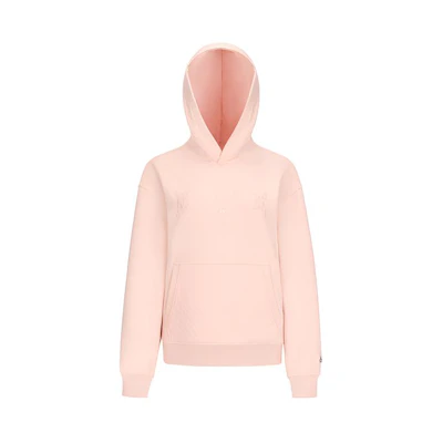 (Women) Moose Knuckles Pink Solid Color Sweatshirt. M33LS642-1188