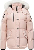 (Women) Moose Knuckles Pink Solid Color Zip-Up Hoodie Jacket. M32lJ129S-3227 (Women) Moose Knuckles Pink Solid Color Zip-Up Hoodie Jacket. M32lJ129S-3227
