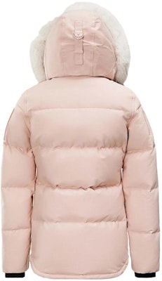 (W) Moose Knuckles 粉色纯色拉链连帽夹克外套. M32lJ129S-3227 Lookbook (W) Moose Knuckles 粉色纯色拉链连帽夹克外套. M32lJ129S-3227