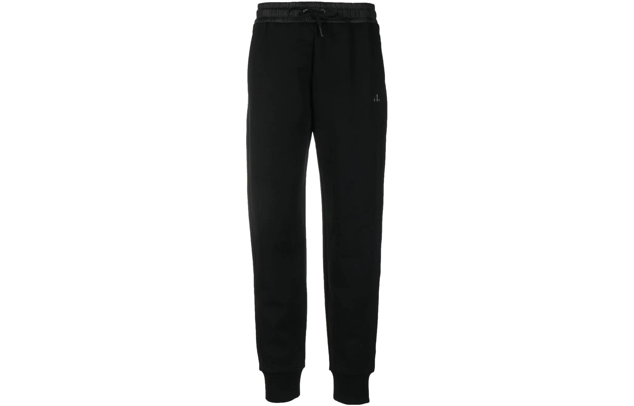 (Women) Moose Knuckles  Quilted Jogger Pants Solid Black. M13LR757-292