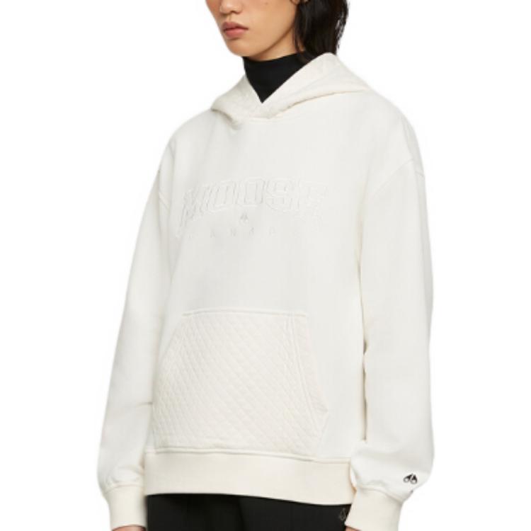 Shop (W) Moose Knuckles 纯白色卫衣 M33LS642
