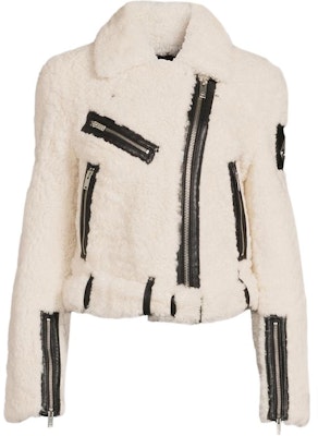 (W) Moose Knuckles Truite River Shearling Jaket Zip-Up Warna Solid. M31LL331-155 Buy (W) Moose Knuckles Truite River Shearling Jaket Zip-Up Warna Solid. M31LL331-155