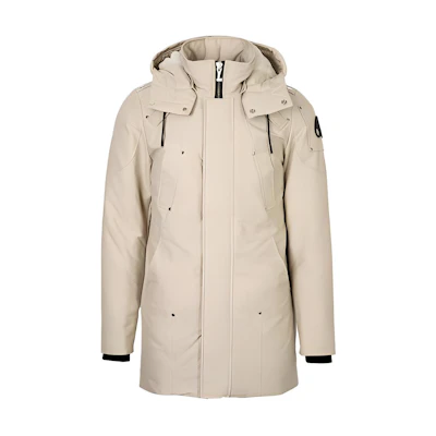 (Women) Moose Knuckles Beige Solid Zipper Hooded Down Jacket M31MP261N-553