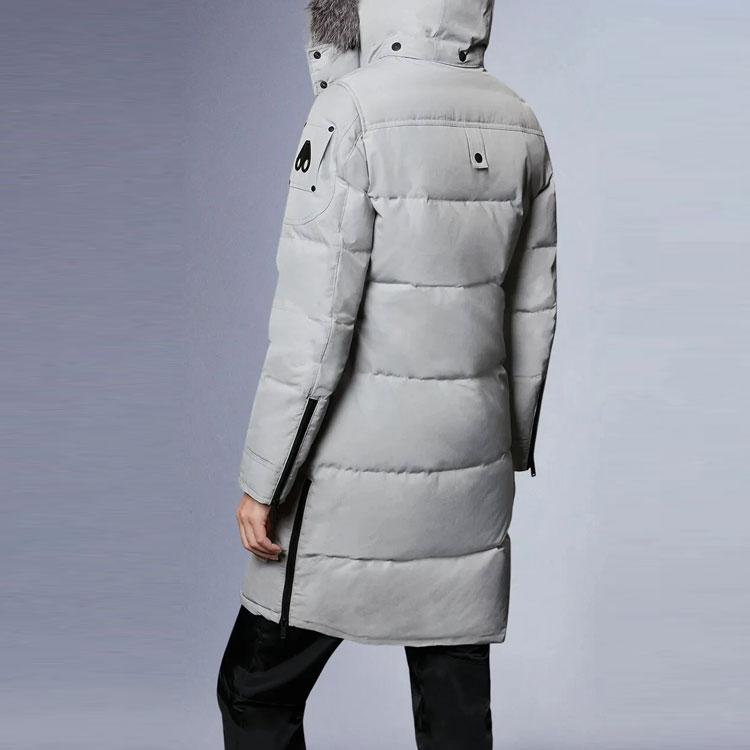 (Women) Moose Knuckles Causapcal  Mid-Length Hooded Down Jacket Light Gray M39LP211-217 圖 6