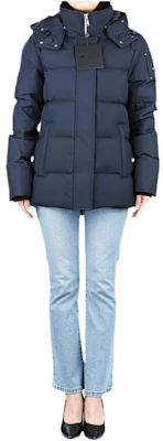 (W) Moose Knuckles CLOUD 3Q 深藍色連帽拉鍊夾克外套 M32LJ179N-833 Buy (W) Moose Knuckles CLOUD 3Q 深藍色連帽拉鍊夾克外套 M32LJ179N-833