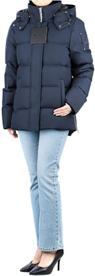 (W) Moose Knuckles CLOUD 3Q 深藍色連帽拉鍊夾克外套 M32LJ179N-833 Lookbook (W) Moose Knuckles CLOUD 3Q 深藍色連帽拉鍊夾克外套 M32LJ179N-833