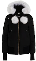 (Women) Moose Knuckles Debbie Bomber Black Winter Down Jacket Classic Fit. MK2002LB-290 (Women) Moose Knuckles Debbie Bomber Black Winter Down Jacket Classic Fit. MK2002LB-290
