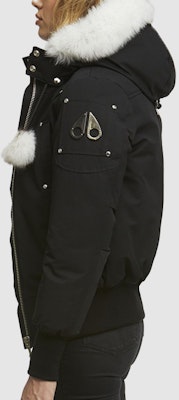 (W) Moose Knuckles Debbie 黑色冬季羽绒服经典版型。 MK2002LB-290 Purchase (W) Moose Knuckles Debbie 黑色冬季羽绒服经典版型。 MK2002LB-290