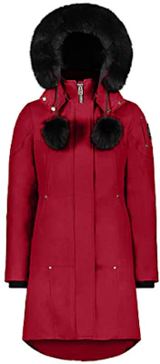 (W) Abrigo Rojo con Piel Moose Knuckles FW19 Stirling Clásico para Mujer. MK2003LP-651 Order (W) Abrigo Rojo con Piel Moose Knuckles FW19 Stirling Clásico para Mujer. MK2003LP-651