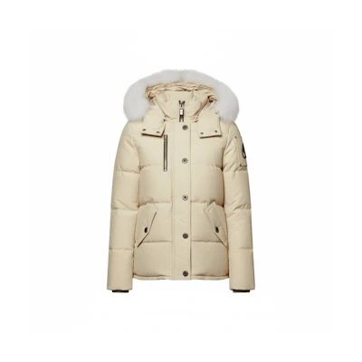 (Women) Moose Knuckles FW21 3Q Slim Fit Ladies Winter Down Jacket White MK2229L3Q-347