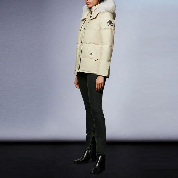 (Women) Moose Knuckles FW21 3Q Slim Fit Ladies Winter Down Jacket White MK2229L3Q-347 圖 3