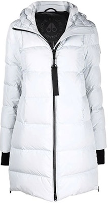 (W) Moose Knuckles FW21 Jaket Puffer Logo Putih. M31LJ140-891 Order (W) Moose Knuckles FW21 Jaket Puffer Logo Putih. M31LJ140-891