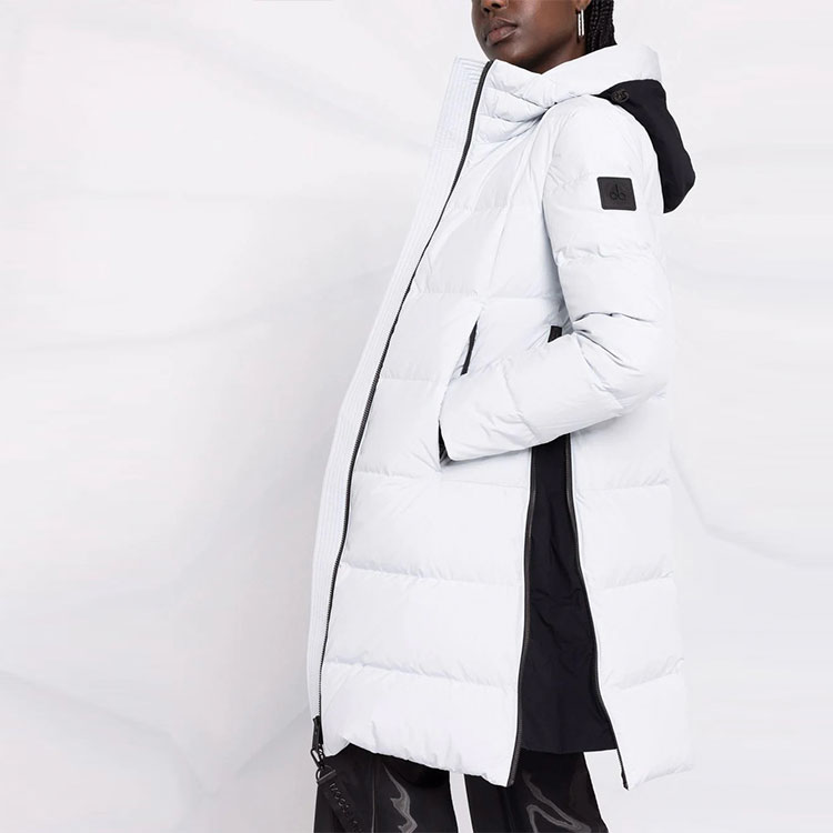 Details for (W) Moose Knuckles FW21 Jaket Puffer Logo Putih. M31LJ140-891