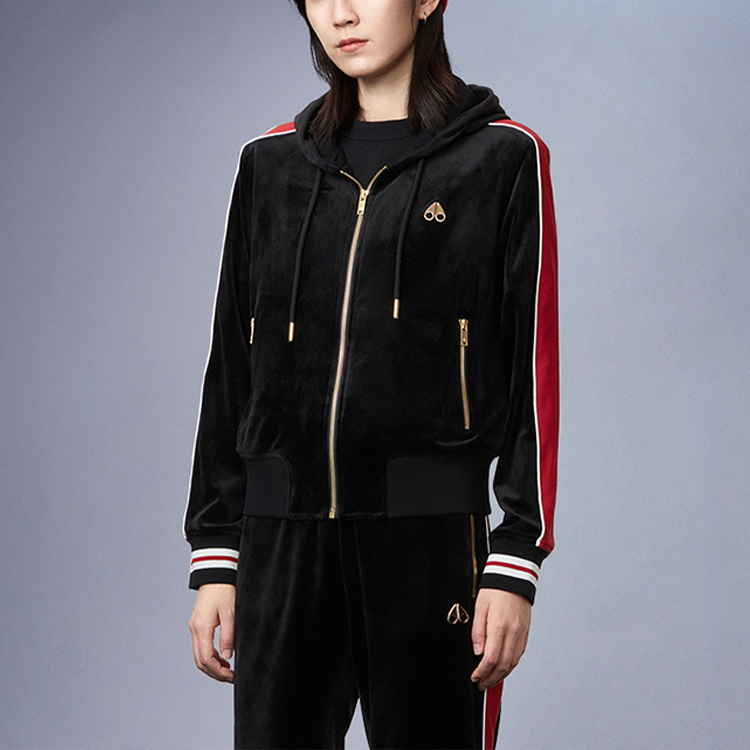 Purchase (W) 驼鹿之爪 FW21 剪刀标志拉链连帽夹克 黑色. M31LS683CN-292