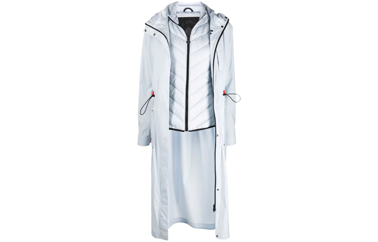 Order (W) 무스너클 FW21 웨스트 리버 3-in-1 파카 코트 여성용 블루. M31LP241-343