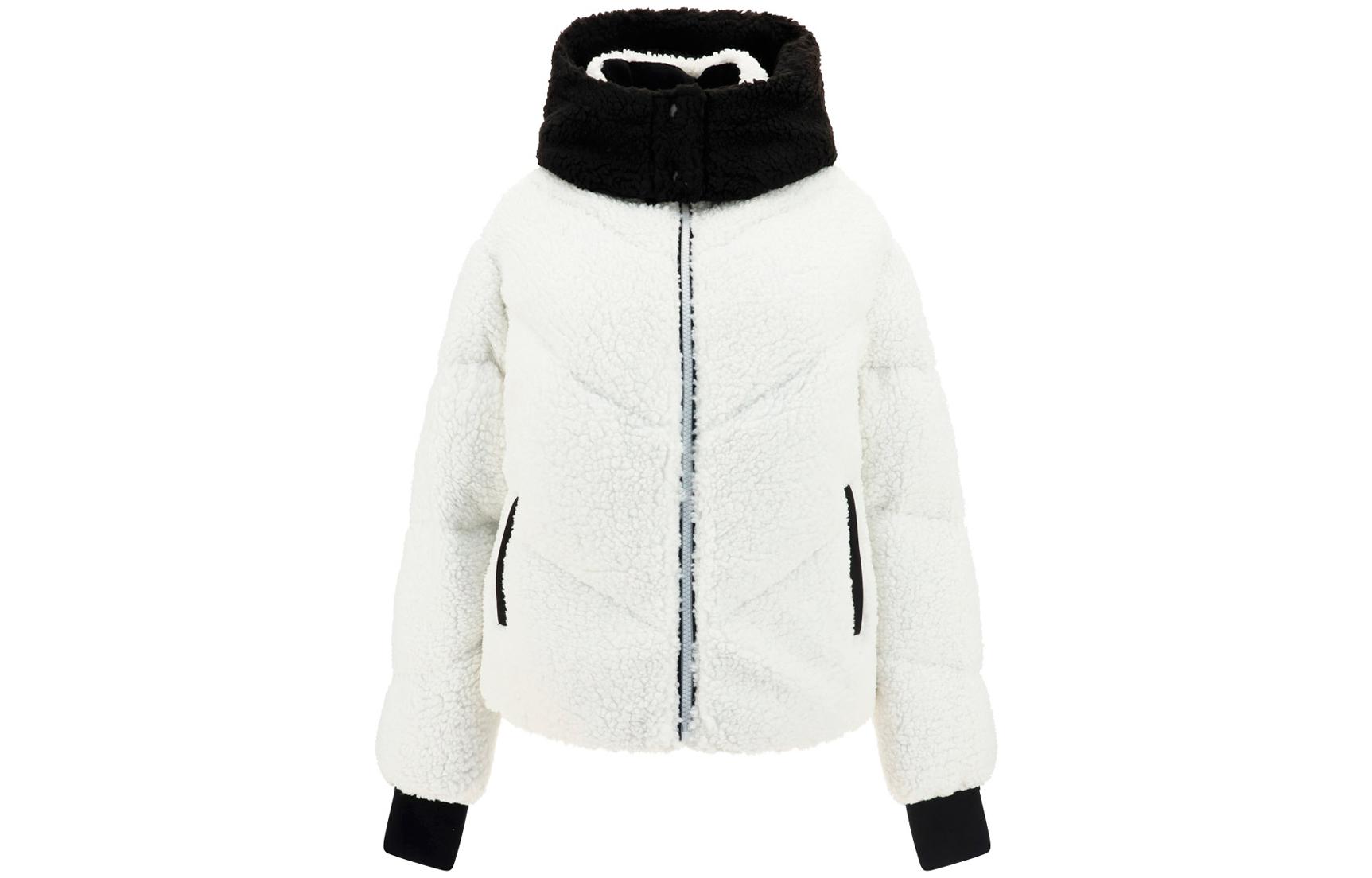 (Women) Moose Knuckles FW22  Colorblock Zip-Up Down Jacket Coat White M32LJ175155 圖 2