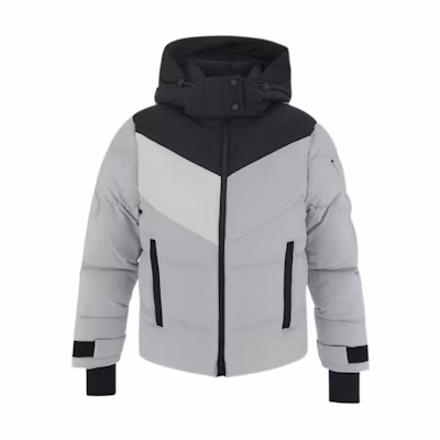 (Women) Moose Knuckles FW22 Colorblock Oversized Hooded Down Jacket M32LJ2131-022
