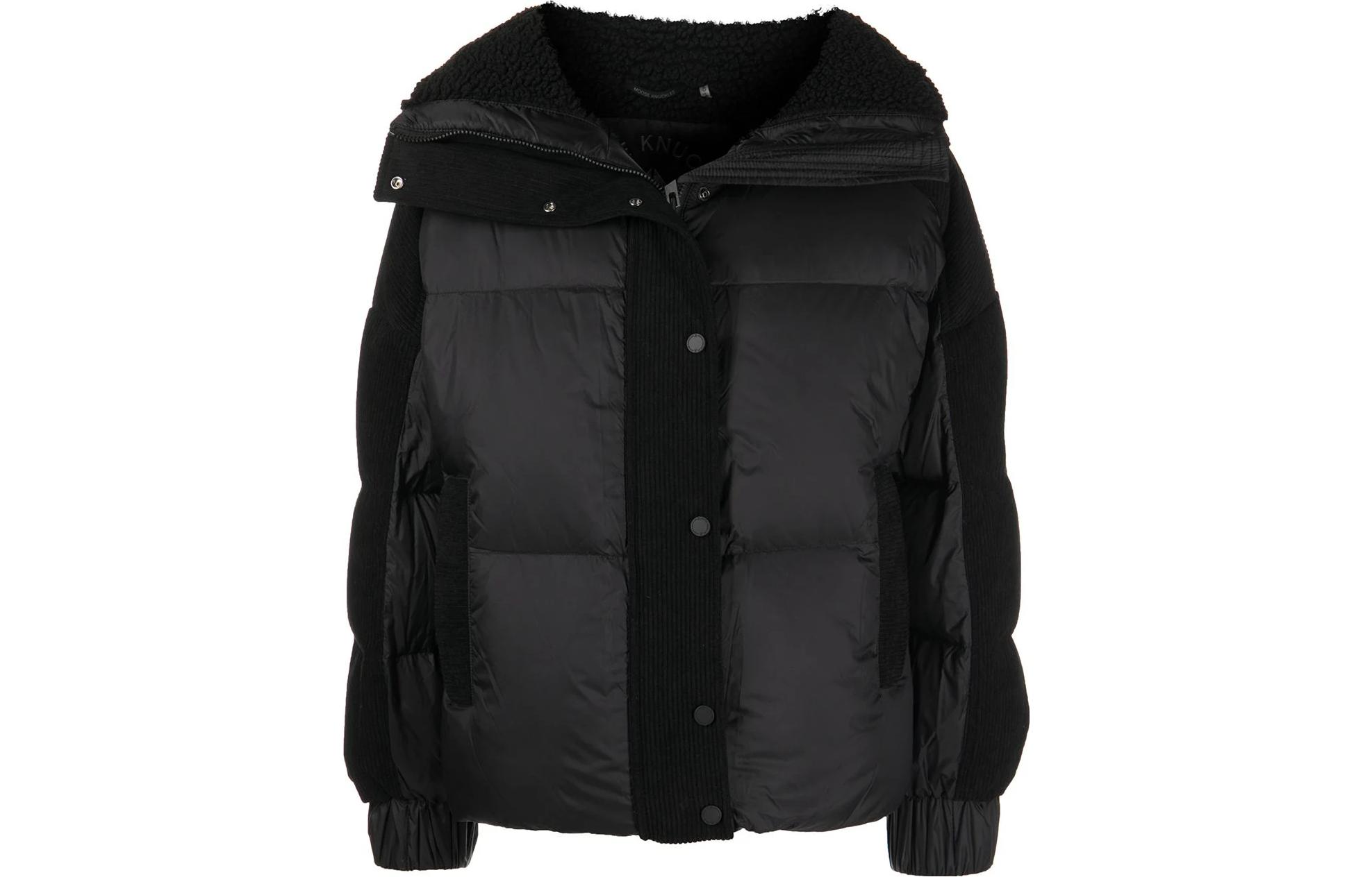 Order (W) Moose Knuckles FW22 Elmira Puffer Jacket Hitam M32LJ212-292