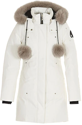 (W) Moose Knuckles FW23 Chaqueta Acolchada Stirling Blanco Crema con Capucha Desmontable. MK2003LP-864 Order (W) Moose Knuckles FW23 Chaqueta Acolchada Stirling Blanco Crema con Capucha Desmontable. MK2003LP-864