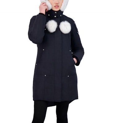 (W) Moose Knuckles FW23 Stirling 冬季海军蓝羽绒外套可拆卸帽子 MK2003LP-401 Lookbook (W) Moose Knuckles FW23 Stirling 冬季海军蓝羽绒外套可拆卸帽子 MK2003LP-401