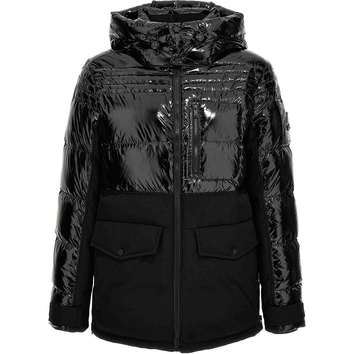 (Women) Moose Knuckles Puffer Jacket with Removable Hood Black M32MJ139313