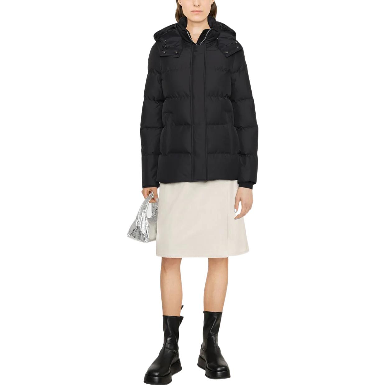 Lookbook (W) Moose Knuckles Scissor 2022秋冬黑色可拆帽羽绒夹克. M32LJ179N-292