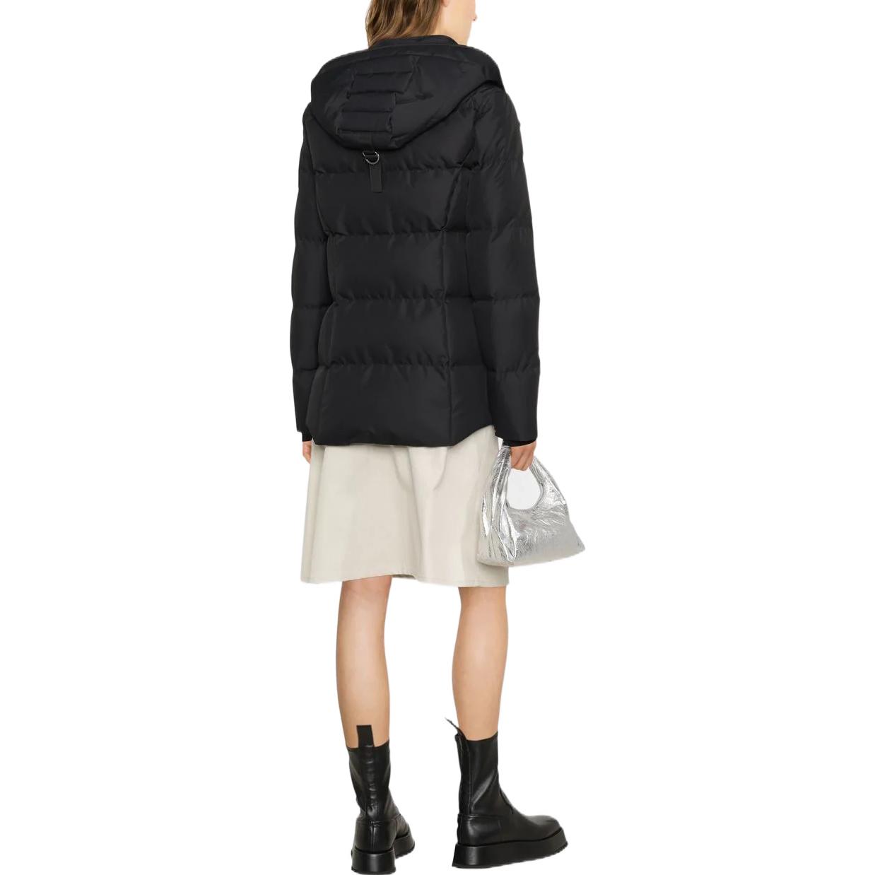 Shop (W) Moose Knuckles Scissor 2022秋冬黑色可拆帽羽绒夹克. M32LJ179N-292