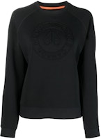 (Women) Moose Knuckles Scissor FW22 Black Pullover Sweatshirt Logo Embossed M32LS630-292 (Women) Moose Knuckles Scissor FW22 Black Pullover Sweatshirt Logo Embossed M32LS630-292