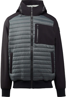 (Women) Moose Knuckles Sherwood Bomber Colorblock Hooded Puffer Jacket Women Black M33MB007-3170 Buy (Women) Moose Knuckles Sherwood Bomber Colorblock Hooded Puffer Jacket Women Black M33MB007-3170