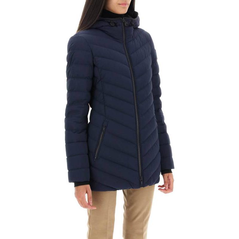 (Women) Moose Knuckles Solid Color  Hooded Long Sleeve Jacket M32LJ115833 圖 3