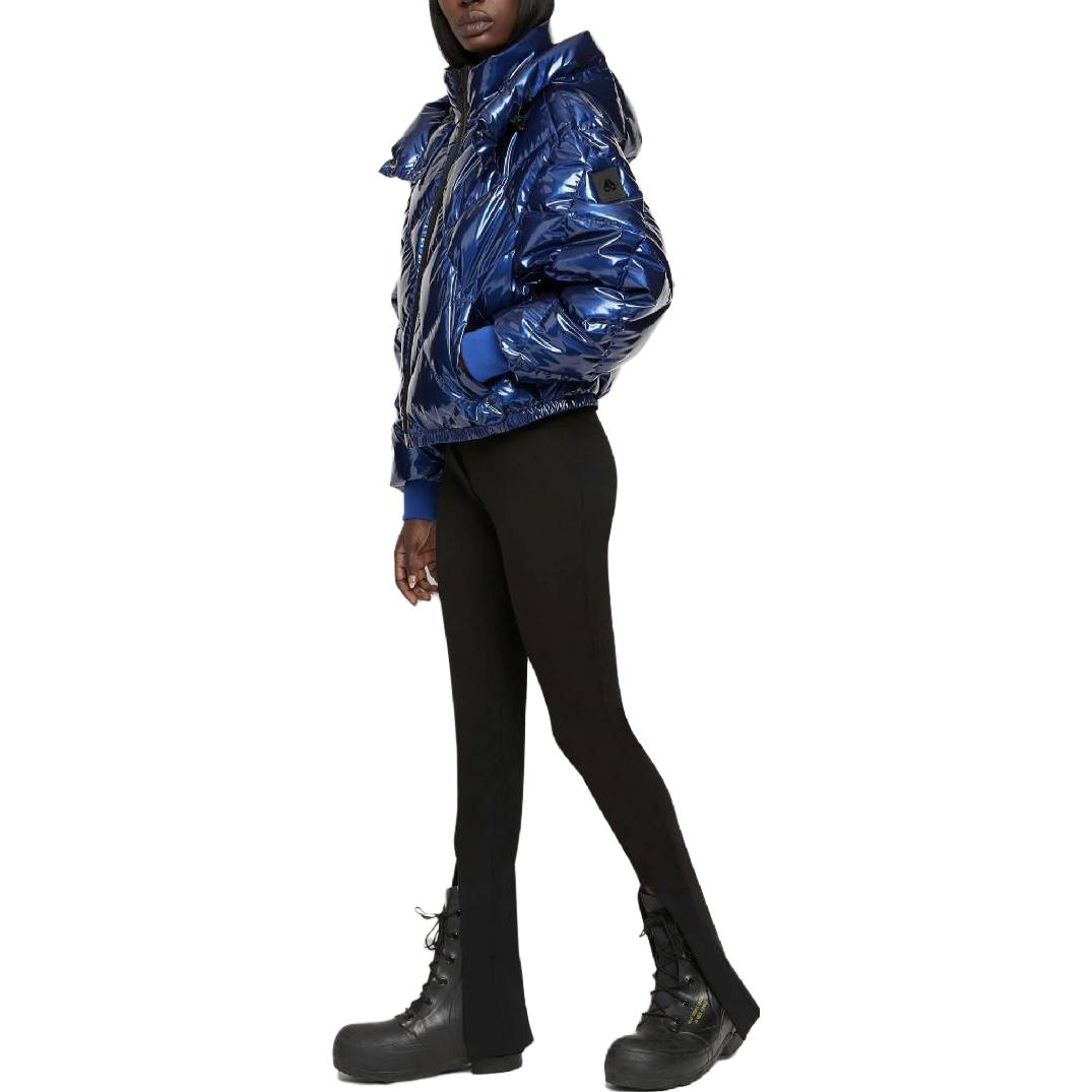 (Women) Moose Knuckles Solid Glossy Down Jacket  Hooded Winter Coat M33LB019H1-1192 圖 3