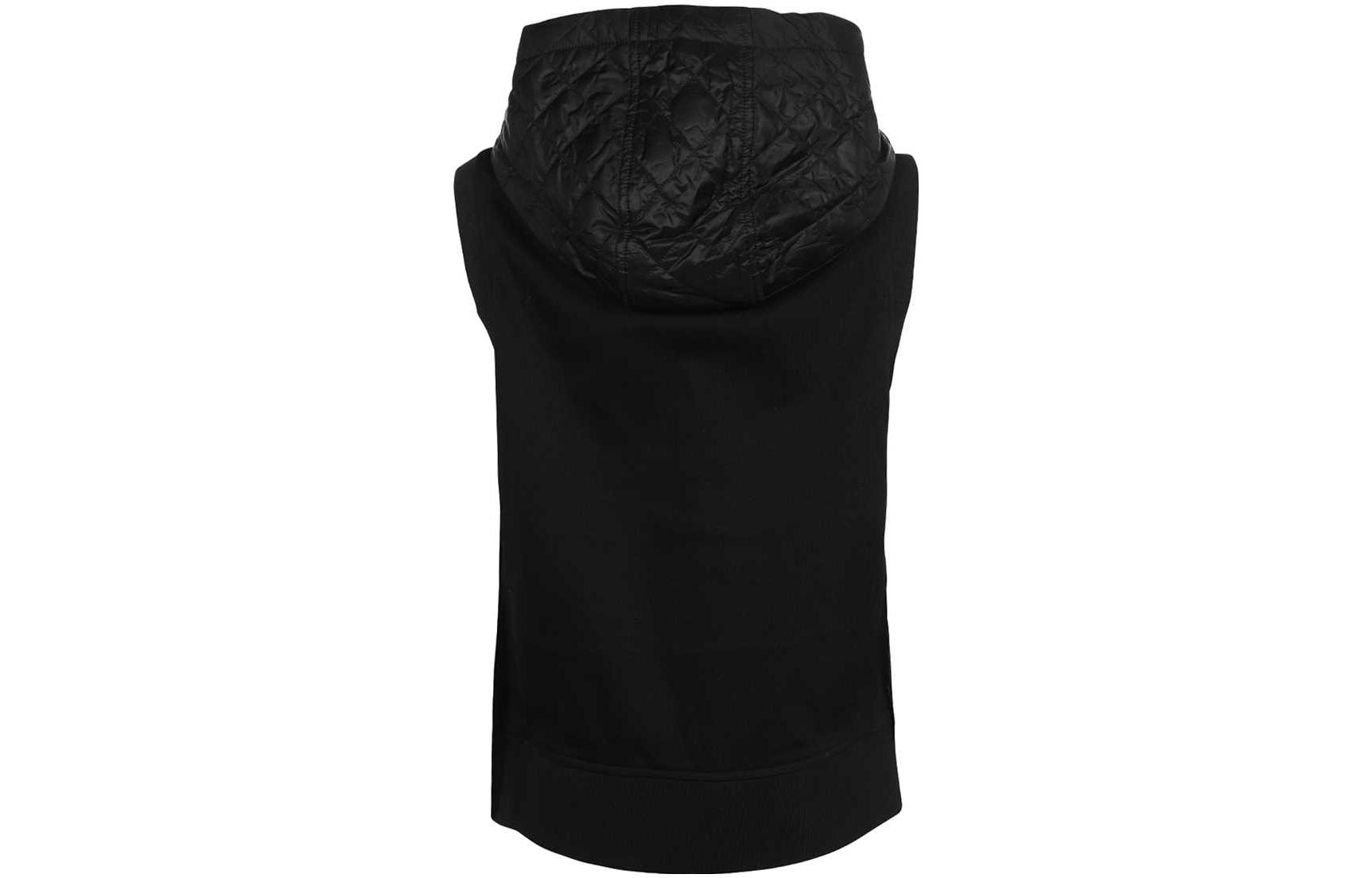 Lookbook (W) Moose Knuckles SS23 黑色無袖拉鍊連帽背心外套. M13LS637292