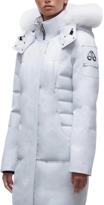 (W) ムースナックルズ SS23 ソリッドフード付きジップパファージャケット グレー M32LP223-980 Buy (W) ムースナックルズ SS23 ソリッドフード付きジップパファージャケット グレー M32LP223-980