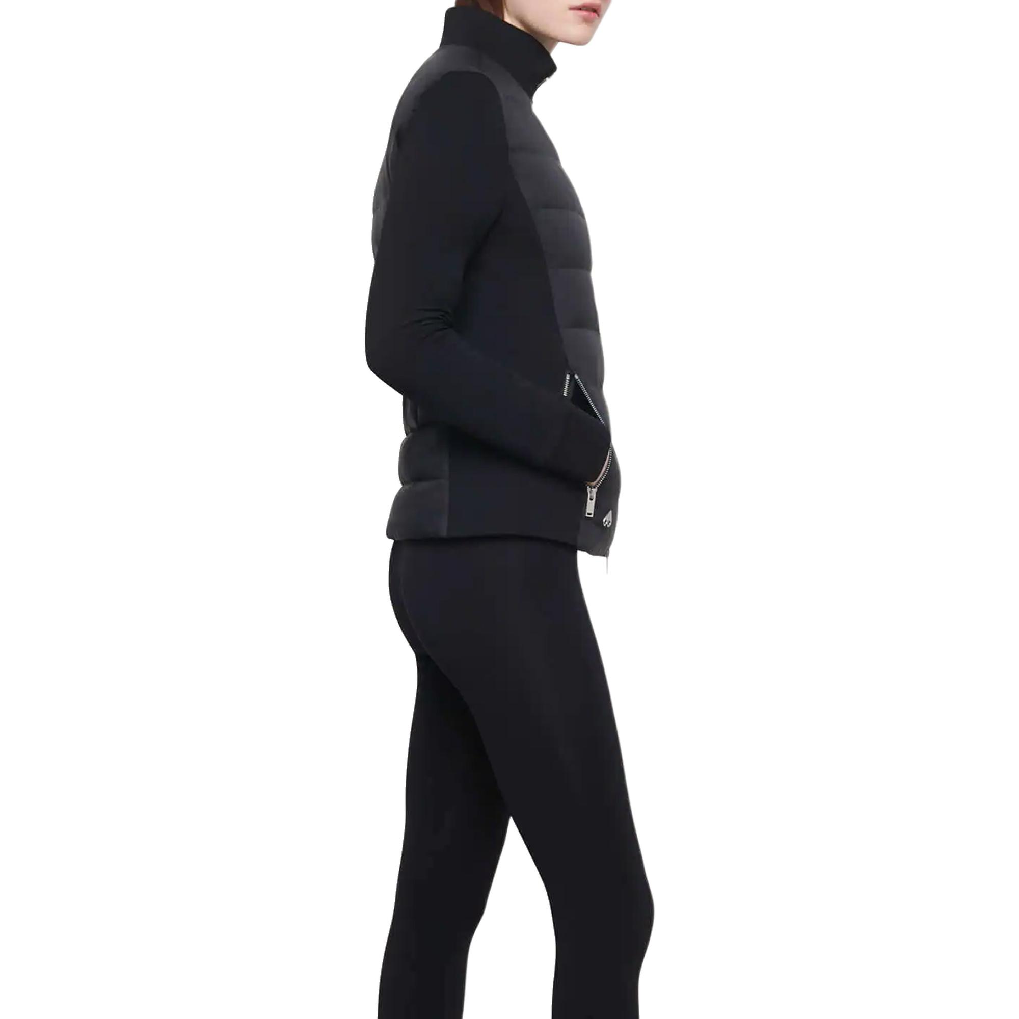 (Women) Moose Knuckles SS24  Black Zip-Up Stand Collar Jacket. M14LJ184-292 圖 5