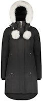 (Women) Moose Knuckles Stirling Classic Black Down Jacket with Removable Fur Hood for Women. MK2003LP-290 (Women) Moose Knuckles Stirling Classic Black Down Jacket with Removable Fur Hood for Women. MK2003LP-290