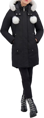 (W) Moose Knuckles女款Stirling经典黑色羽绒服可拆卸毛领外套。 MK2003LP-290 Shop (W) Moose Knuckles女款Stirling经典黑色羽绒服可拆卸毛领外套。 MK2003LP-290