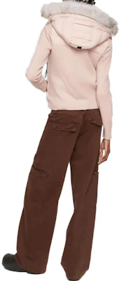 (W) Moose Knuckles Valencia 混合針織羊羔絨拉鍊連帽外套 女 灰玫瑰色 M33LJ142S-3227 Shop (W) Moose Knuckles Valencia 混合針織羊羔絨拉鍊連帽外套 女 灰玫瑰色 M33LJ142S-3227