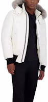 Details for (Women) Moose Knuckles White Waterproof Hooded Down Jacket with Logo Design MK2000MB-864