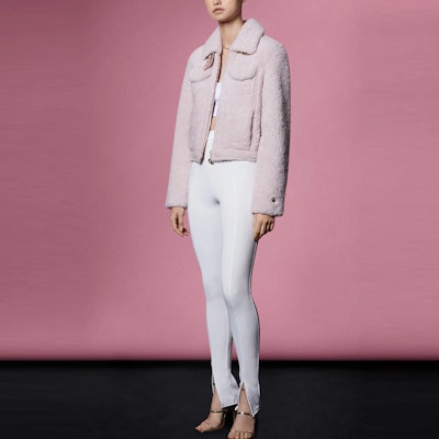 (W) Moose Knuckles x Jennifer Meyer Jaket Scissor Zip Pink Edisi FW21. M31LL319JM-102 Lookbook (W) Moose Knuckles x Jennifer Meyer Jaket Scissor Zip Pink Edisi FW21. M31LL319JM-102