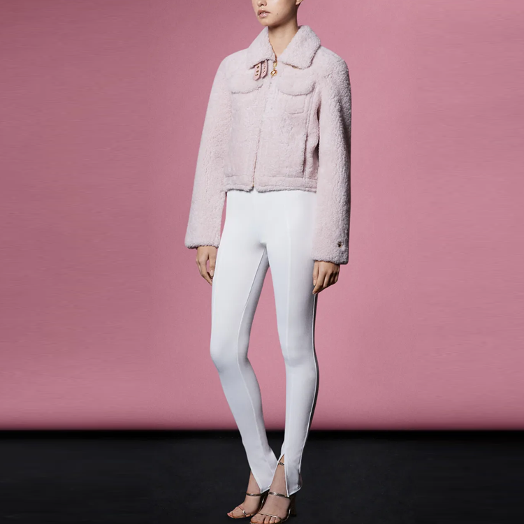 Shop (W) Moose Knuckles x Jennifer Meyer Jaket Scissor Zip Pink Edisi FW21. M31LL319JM-102