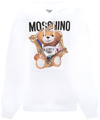 (W) モスキーノ 3Dフレーム テディベア フーディー ホワイト D-A1710-0427-1001 Order (W) モスキーノ 3Dフレーム テディベア フーディー ホワイト D-A1710-0427-1001