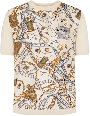 (W) 모스키노 올오버 울 점퍼 아이보리 반팔 스웨터. A0917-5500-1004 Buy (W) 모스키노 올오버 울 점퍼 아이보리 반팔 스웨터. A0917-5500-1004