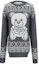Order (W) 모스키노 베어 프린트 크루넥 풀오버 스웨터 - 그레이 A0936-5504-A1507