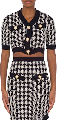 (W) MOSCHINO Chaqueta Negra de Punto Elástico Cortada A0906-5402-1555 Lookbook (W) MOSCHINO Chaqueta Negra de Punto Elástico Cortada A0906-5402-1555