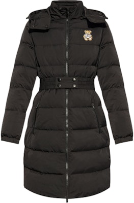 (W) MOSCHINO 黑色连帽长袖拉链夹克带标志设计. A0612-5516-0555 Order (W) MOSCHINO 黑色连帽长袖拉链夹克带标志设计. A0612-5516-0555