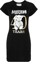 Order (W) MOSCHINO 黑色logo印花短袖棉質T恤洋裝 V042804426555