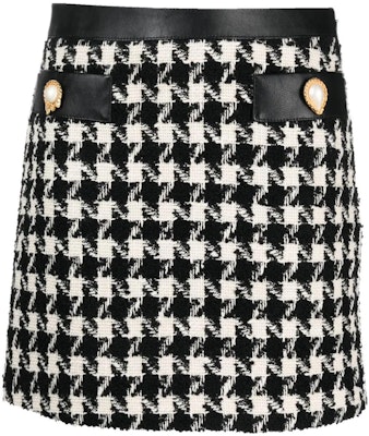 (W) 모스키노 하운드투스 페이크 시어링 니트 미니 스커트 - 블랙. A0123-5413-3555 Buy (W) 모스키노 하운드투스 페이크 시어링 니트 미니 스커트 - 블랙. A0123-5413-3555