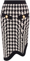 (Women) MOSCHINO Houndstooth Wool Casual Long Skirt. A0181-5402-1555 (Women) MOSCHINO Houndstooth Wool Casual Long Skirt. A0181-5402-1555