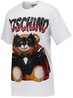 (W) MOSCHINO 字母印花圓領短袖休閒T恤 白色 V0712-0540-1001 Shop (W) MOSCHINO 字母印花圓領短袖休閒T恤 白色 V0712-0540-1001