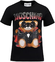 (Women) MOSCHINO Letter Print Crewneck Short Sleeve Casual T-Shirt. EV0712-0540-1555 (Women) MOSCHINO Letter Print Crewneck Short Sleeve Casual T-Shirt. EV0712-0540-1555
